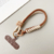Contrast color woven mobile phone lanyard keychain