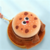 Plush hamburger coin purse pendant keychain