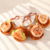 Plush hamburger coin purse pendant keychain
