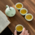 Portable travel ceramic tea set