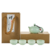 Portable travel ceramic tea set