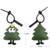 PU Christmas Keychain Pendant