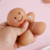 Gingerbread man slow rebound stress-relief squeeze toy