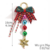 Christmas atmosphere keychain pendant woven lanyard