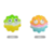 Stress-relief venting ball squeeze toy