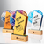 Metal Crystal Solid Wood Trophy