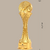 Oversized badminton trophy