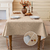 Cotton and linen placemats, table mats, tablecloths