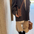 Knitted crossbody bag