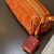 Leather Mahjong Pendant Keychain