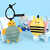 Creative bubble keychain