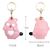 Animal Mini Card Set Keychain