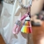 Badminton pendant keychain