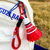 Badminton pendant keychain