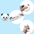 Panda squeeze decompression toy