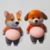 Big-Bellied Puppy Squeezeable Toy Stress Reliever Sticker