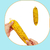 Corn and Eggplant Squishy Stress Relief Toy