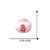 Peach-shaped stress-relief squeeze toy