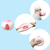 Peach-shaped stress-relief squeeze toy