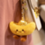 Gold Ingot Plush Keychain Pendant