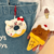 Cartoon dessert doll keychain pendant