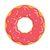 Donut-shaped diatom mud coasters