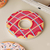 Donut-shaped diatom mud coasters