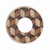 Donut-shaped diatom mud coasters