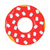Donut-shaped diatom mud coasters