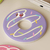 Donut-shaped diatom mud coasters