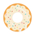 Donut-shaped diatom mud coasters