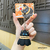 Rotatable Badminton Stress-Relief Keychain