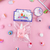 Stationery squeeze decompression toy