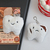 Plush Tooth Pendant Keychain