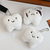 Plush Tooth Pendant Keychain