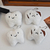 Plush Tooth Pendant Keychain