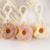 Donut squeeze stress-relief toy keychain
