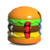 Hamburger, French fries, magic beans, Rubik's cube, fidget spinner, stress-relief toys