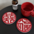 Heat-insulating cup mat