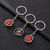 Rotating ball-shaped metal keychain