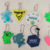 Reflective PVC keychain pendant