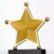 Creative Five-Pointed Star Metal Trophy
