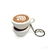 Coffee cup decompression keychain