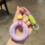 Grip trainer stress-relief keychain pendant