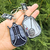 Badminton Shaker Key Chain Pendant