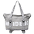 Expandable wheeled travel bag with retractable handle