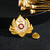 Diamond-Encrusted Metal Badge
