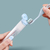 Travel toothbrush and toothpaste set