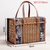 Bamboo woven basket