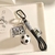 Rotating Football Keychain Pendant